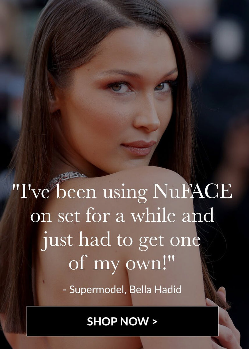 Supermodel Bella Hadid uses NuFACE