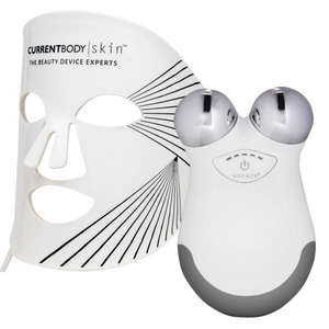 NuFACE Mini Facial Toner Device + CurrentBody Skin LED Mask