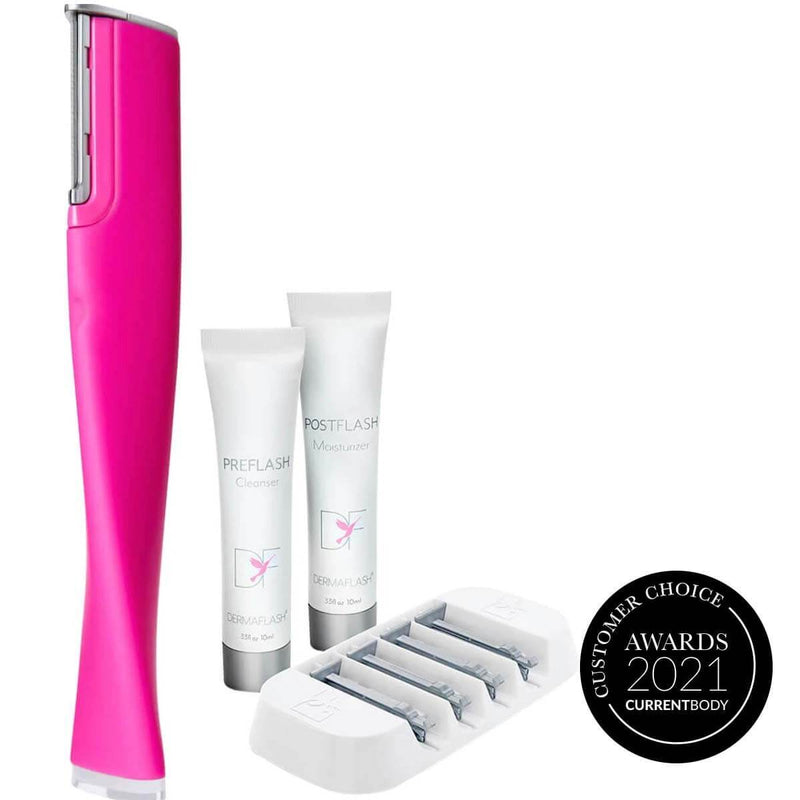 DERMAFLASH Luxe Facial Exfoliation and Peach Fuzz Removal Device